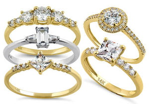 14K Gold Engagement Rings