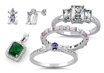 Emerald Cut Jewelry