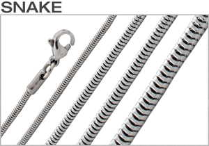 Stainless Steel Snake Chains