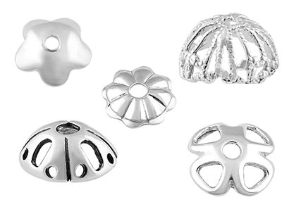 Sterling Silver Bead Caps