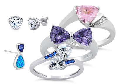 Trillion Cut Jewelry