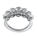 Sterling Silver Iridescent Rainbow CZ Ring