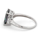 Sterling Silver Mystic Rainbow CZ Ring