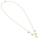 Solid 14K Gold Flower Charm Necklace