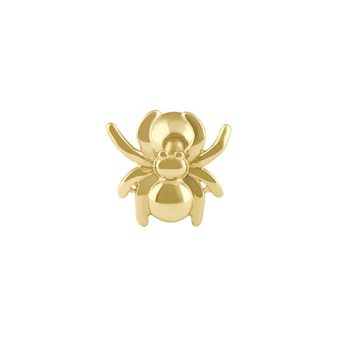 Solid 14K Gold Spider Belly Button