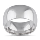 Sterling Silver Wedding Band 10mm