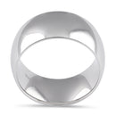 Sterling Silver Wedding Band 10mm
