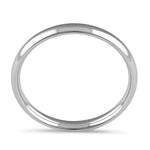 Sterling Silver Wedding Band 2.5mm