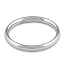 Sterling Silver Wedding Band 2.5mm