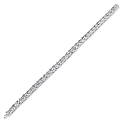 Sterling Silver 5mm Cubic Zirconia Tennis Bracelet
