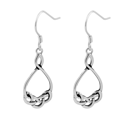 Sterling Silver Celtic Dangling Earrings