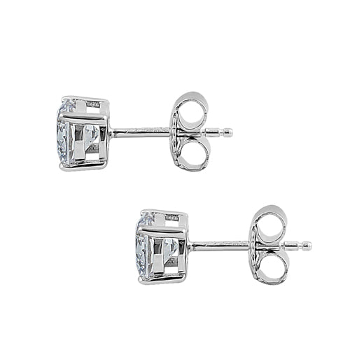 Sterling Silver Clear CZ Set