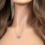 Sterling Silver Gemini Zodiac Sign Necklace