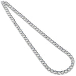 Sterling Silver 6mm Cubic Zirconia Tennis Necklace