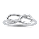 Sterling Silver Figure Eight Knot Ring