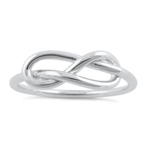 Sterling Silver Figure Eight Knot Ring