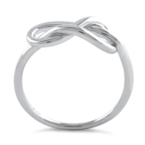 Sterling Silver Figure Eight Knot Ring