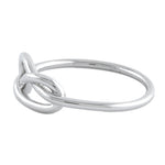 Sterling Silver Figure Eight Knot Ring