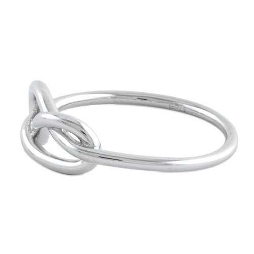 Sterling Silver Figure Eight Knot Ring