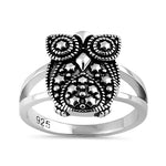 Sterling Silver Owl Ring