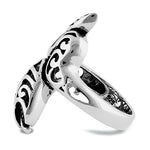 Sterling Silver Filigree Snake Ring