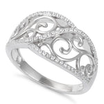 Sterling Silver Elegant CZ Ring