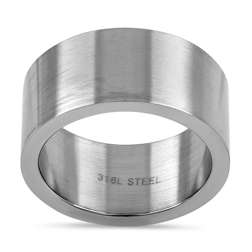 Stainless Steel 10MM Band Ring