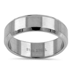 Stainless Steel 6mm Wedding Band Ring