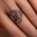 Sterling Silver Unique Celtic Ring