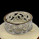 Sterling Silver Vines Band Ring
