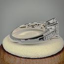 Sterling Silver Clear Emerald-Cut CZ Ring