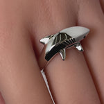 Sterling Silver Shark Ring