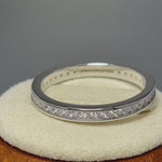 Sterling Silver Stackable Eternity CZ Ring