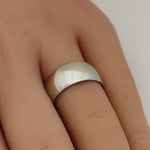Sterling Silver Wedding Band 7mm