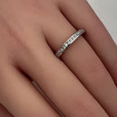Sterling Silver Stackable Eternity CZ Ring