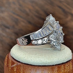 Sterling Silver Marquise CZ Engagement Ring