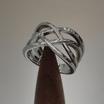 Sterling Silver Interwoven Ring