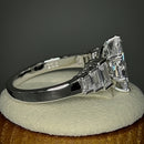 Sterling Silver Marquise CZ Engagement Ring