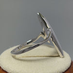 Sterling Silver Heartbeat Ring