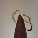 Solid 14K Yellow Gold Infinity Ring