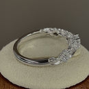 Sterling Silver Classic CZ Engagement Ring