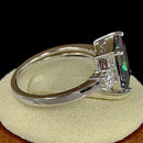 Sterling Silver Mystic Rainbow CZ Ring