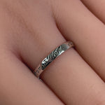 Sterling Silver "Mom,  I love you with all my heart" Ring