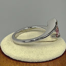 Sterling Silver Pink CZ Ring