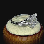 Sterling Silver Asscher-Cut CZ Engagement Ring