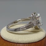 Sterling Silver White Lab-Opal CZ Ring