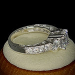 Sterling Silver 2.0 ct. CZ Engagement Ring