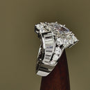 Sterling Silver Marquise CZ Engagement Ring
