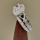 Sterling Silver 2-Piece CZ Engagement Ring Set