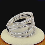 Sterling Silver Interwoven Ring